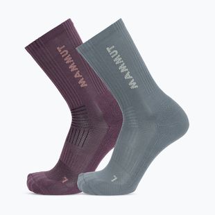 Kojinės Mammut Multisport Crew Socks 2 pack paloja/strata