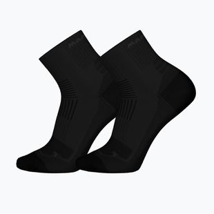 Kojinės Mammut Multisport Quarter Socks 2 pack black/black