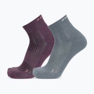 Kojinės Mammut Multisport Quarter Socks 2 pack paloja/strata