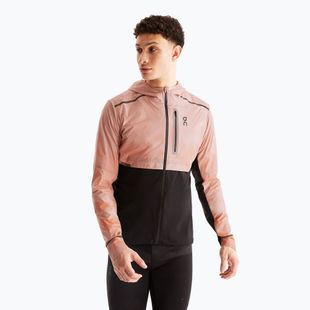 Vyriška bėgimo striukė On Weather Lumos woodrose/black