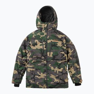 Vyriška snieglenčių striukė ThirtyTwo TM Recycled X Fava camouflage