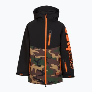 Vaikiška snieglenčių striukė ThirtyTwo Grasser Insulated black/orange