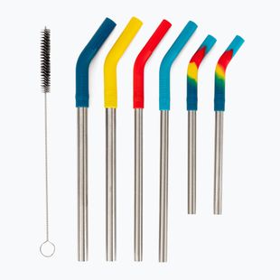 Klean Kanteen Straw 6 Pack Combo kelių spalvų