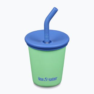 Puodelis KLEAN KANTEEN Steel Straw Lid 296 ml spring bud