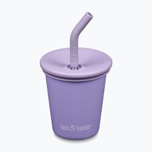 Puodelis KLEAN KANTEEN Steel Straw Lid 296 ml paisley purple