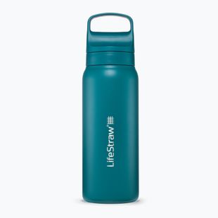 Lifestraw Go 2.0 plieninis kelioninis buteliukas su filtru 700 ml lagoon teal