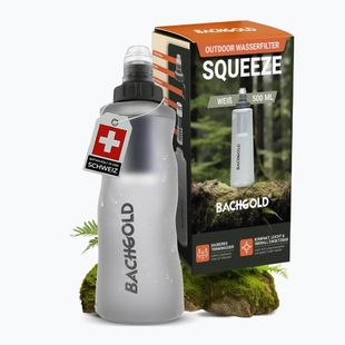 Turistinė gertuvė su filtru Bachgold Squeee 500 ml white