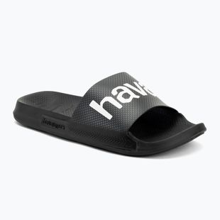 Šlepetės Havaianas Classic Logomania navy black