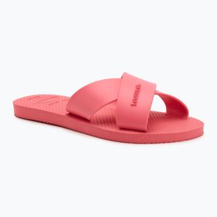 Moteriškos šlepetės Havaianas Aqua pink porcelain