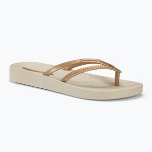 Moteriškos šlepetės per pirštą Ipanema Bossa Soft V beige/gold