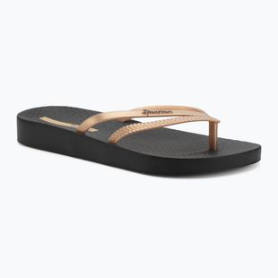 Moteriškos šlepetės per pirštą Ipanema Bossa Soft V black/gold