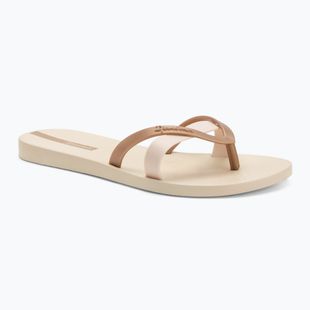Moteriškos šlepetės per pirštą Ipanema Kirei beige/gold
