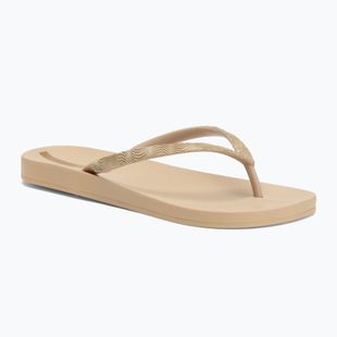 Moteriškos šlepetės per pirštą Ipanema Mesh IX beige/beige/gold
