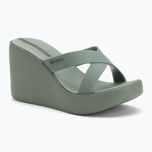 Moteriškos šlepetės Ipanema High Fashion II Slide green/glitter green/grey