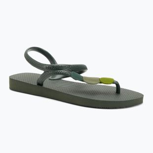 Moteriškos basutės Havaianas Flash Urban Plus olive green