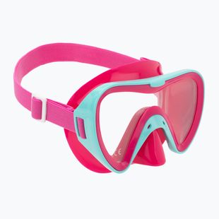 Vaikiška paviršinio nardymo kaukė Mares Turtle aqua/pink