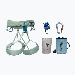 Moteriškų laipiojimo diržų komplektas Black Diamond Momentum Harness Package pastel green