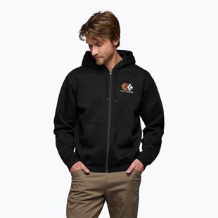 Vyriškas džemperis Black Diamond Faded Full Zip Hoody black