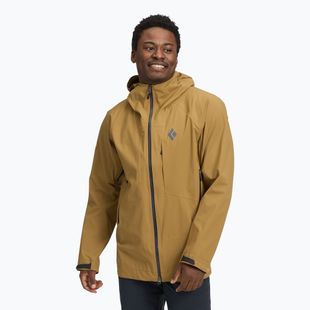 Vyriška striukė nuo lietaus Black Diamond Highline Stretch Shell flax
