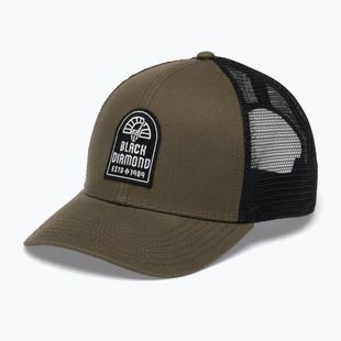 Kepuraitė su snapeliu Black Diamond Trucker basalt / black / black cam patch