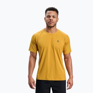 Vyriški marškinėliai Black Diamond Distance SS Tech Tee amber