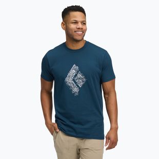 Vyriški marškinėliai Black Diamond Engineered Diamond SS Tee indigo