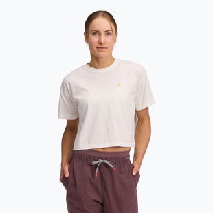 Moteriški marškinėliai Black Diamond Crops Tee off white