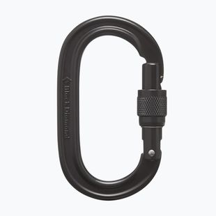 Karabinas Black Diamond Oval Keylock SCRWGT black