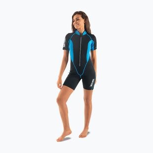 Moteriškas plaukimo kostiumas SEAC Shorty Ciao 2,5 mm black/blue