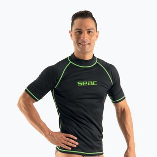 Vyriški plaukimo marškinėliai SEAC T-Sun black