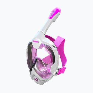 Pilna viso veido kaukė vaikams SEAC Magica White/Pink