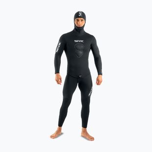 Vyriškas nardymo kostiumas SEAC Royal 7 mm Long John+Jacket black