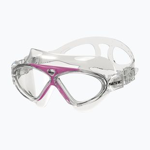 Vaikiška plaukimo kaukė SEAC Vision Jr pink