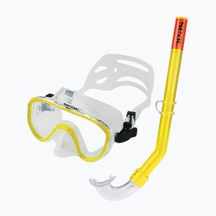 Snorkelingo rinkinys vaikams SEAC Marina Bis Set yellow