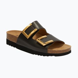 Moteriškos šlepetės Scholl Montery 2 Straps Ad Med juodos