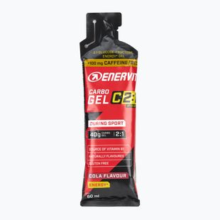 Energetinis gelis Enervit C2:1 Carbo Gel 60 ml cola with caffeine