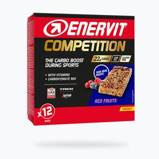 Energetinių batonėlių rinkinys Enervit Competition 12 pcs x 30 g red fruit