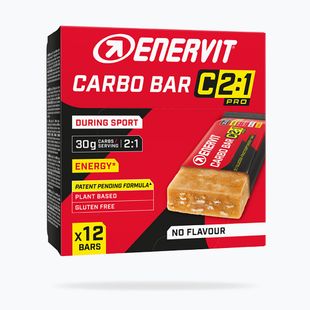 Energetinių batonėlių rinkinys Enervit C2:1 Carbo Pro 12 pcs x 45 g no flavour