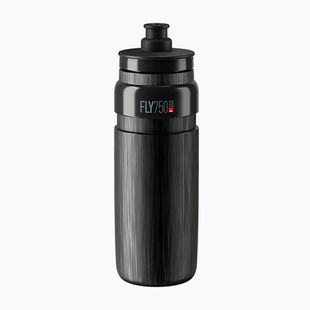 Dviračio vandens butelis Elite FLY Tex 750 ml black/grey logo