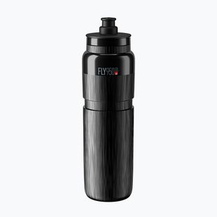 Dviračio vandens butelis Elite FLY Tex 950 ml black/grey logo