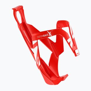 Vandens butelio krepšelis Elite Custom Race X red/glossy white