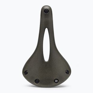 Dviračio balnelis Brooks England C17 Carved mud green