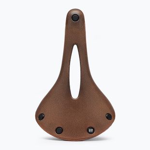 Dviračio balnelis Brooks England C17 Carved orange