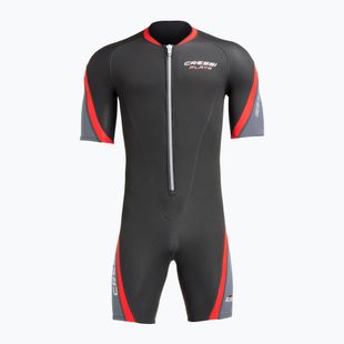 Vyriškas nardymo kostiumas Cressi Playa Shorty 2.5 mm juoda/raudona