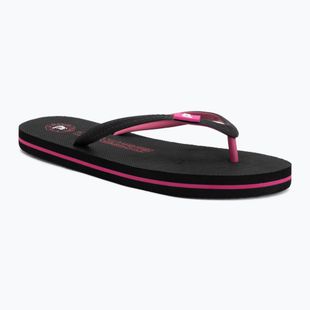 Moteriškos šlepetės per pirštą Cressi St Tropez black/fuchsia