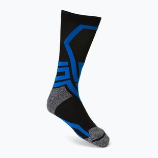 Mico vidutinio svorio X-Performance X-C slidinėjimo kojinės Black/Blue CA00146