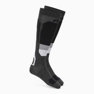 Slidinėjimo kojinės Mico Light Weight Superthermo Natural Merino Ski anthracite melange