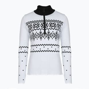 Moteriškas termoaktyvus džemperis Newland Groenlandia Half Zip white/black