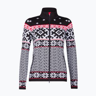 Moteriškas termoaktyvus džemperis Newland Kylie Full Zip black/white