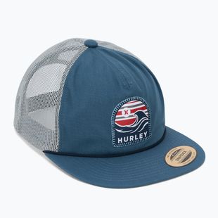 Vyriška kepuraitė su snapeliu Hurley Mavericks Trucker armory navy